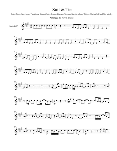 Suit & Tie (arr. Kevin Busse)