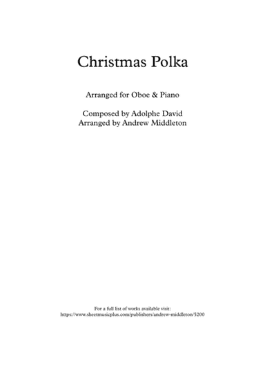 Christmas Polka arranged for Oboe and Piano (arr. Andrew Middleton)