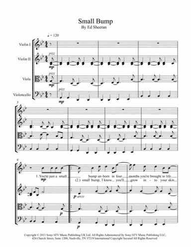 Small Bump (arr. Deena Corkindale)