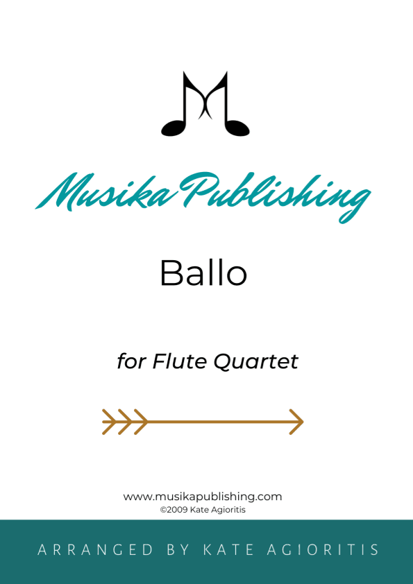 Ballo - for Flute Quartet (arr. K. Agioritis)