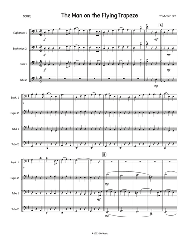 The Man on the Flying Trapeze (arr. Tim Olt)