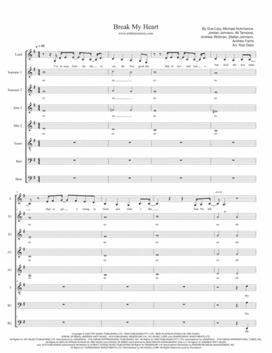Break My Heart (arr. Rob Dietz)