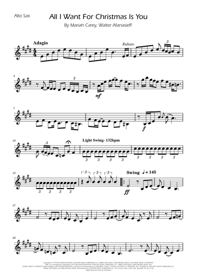 All I Want For Christmas Is You (arr. Ygor Nunes)