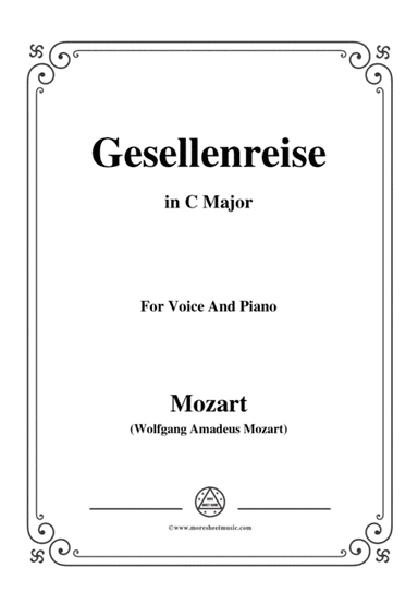 Mozart-Gesellenreise,in C Major,for Voice and Piano (arr. MSM)