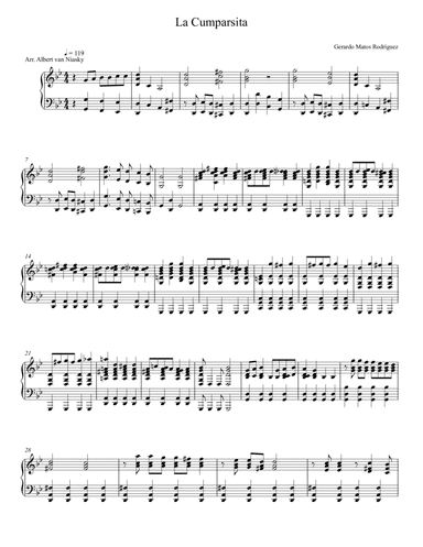 La Cumparsita (arr. Albert van Niasky)