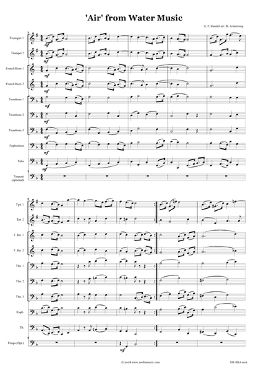 'Air' from Water Music (arr. Mark Armstrong)