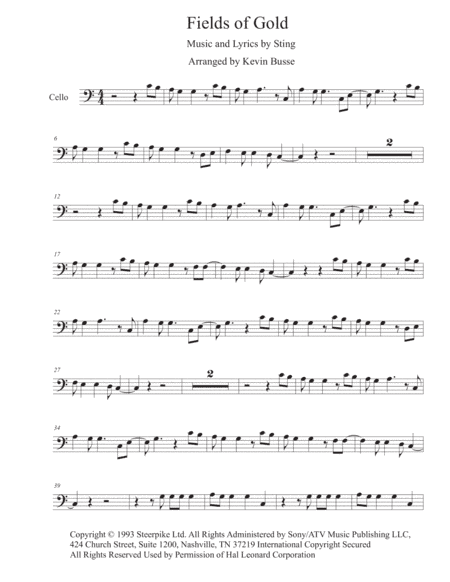 Fields Of Gold (arr. Kevin Busse)