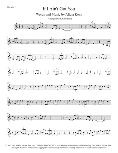 If I Ain't Got You (arr. Kevin Busse)