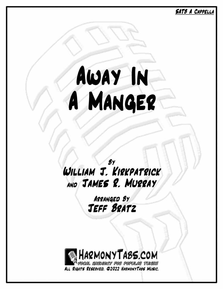 Away In A Manger (SATB A Cappella) (arr. Jeff Bratz)