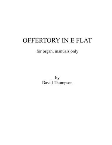 Offertory in E flat