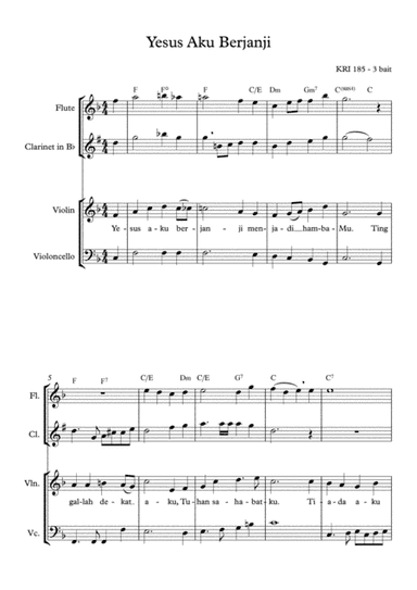 O, Jesus I Have Promised ('Day of Rest' Tune) (arr. Angie Wiranata)