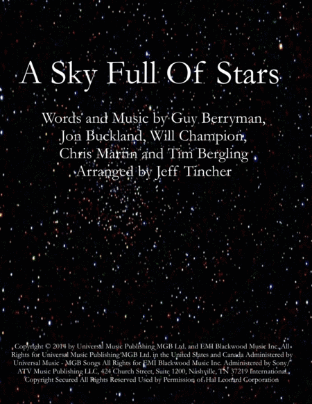 A Sky Full Of Stars (arr. Jeff Tincher)