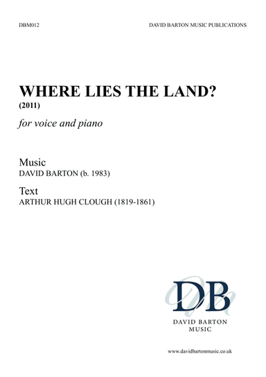 Where Lies the Land?