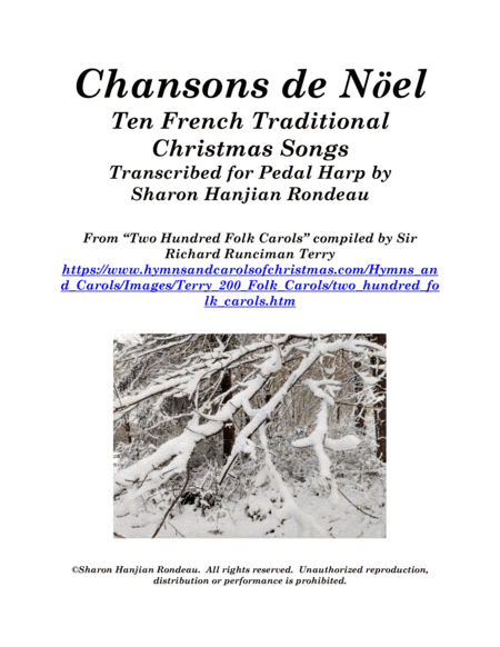 Chansons de Noel (arr. Sharon Hanjian Rondeau)