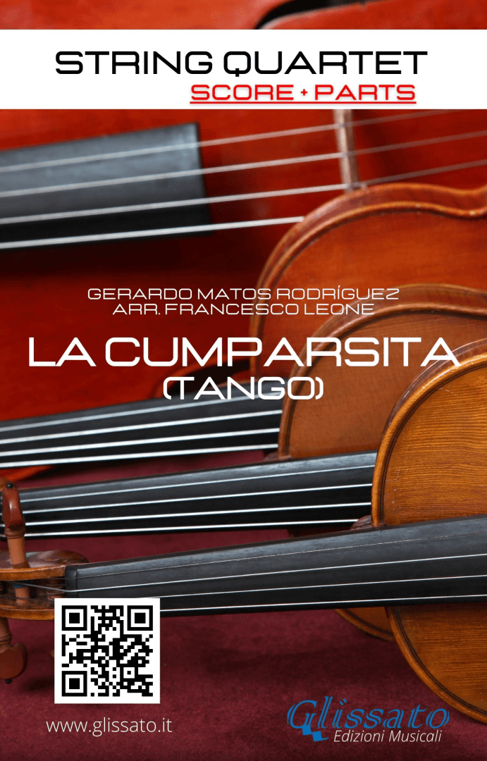 String Quartet: La Cumparsita (score and parts) (arr. Francesco Leone)