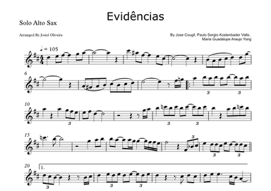 Evidencias (arr. Josiel Oliveira)