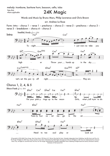 24K Magic (arr. Andrea La Rose)