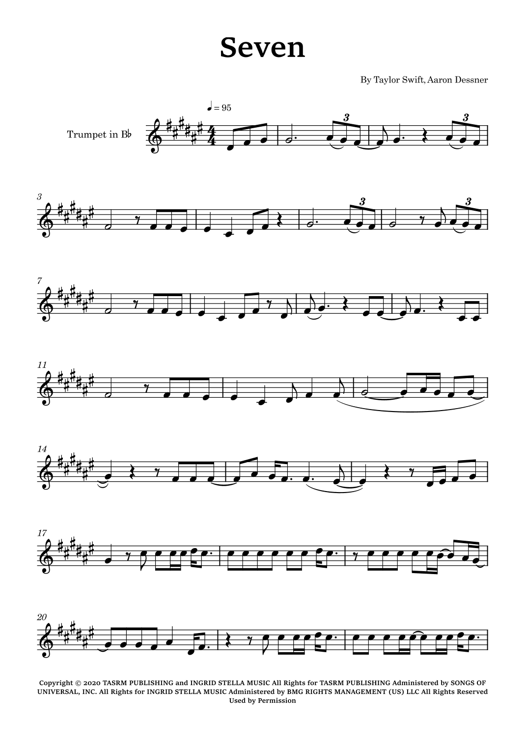 Seven (arr. Glauco Fernandes)