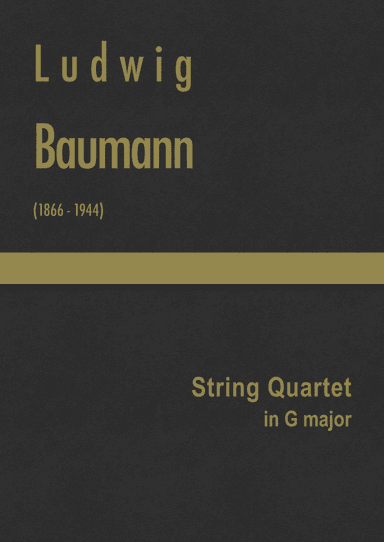 Baumann - String Quartet in G major (arr. J.G. Cucó Barber)