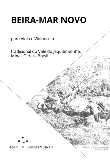 Beira-mar Novo [ for viola and cello with chords ] (arr. Acrux)