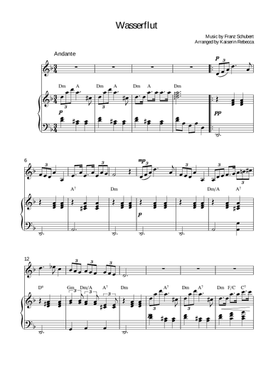 Wasserflut (arr. Kaiserin Rebecca)