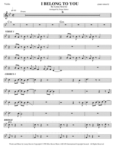 I Belong To You (arr. Jorge Juárez)