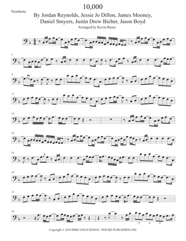 10,000 Hours (arr. Kevin Busse)
