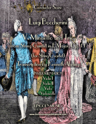 Boccherini - "Minuetto" (for String Quartet) (arr. Kenneth Abeling)