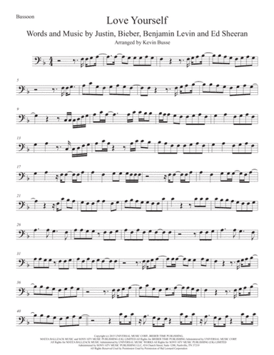 Love Yourself (arr. Kevin Busse)