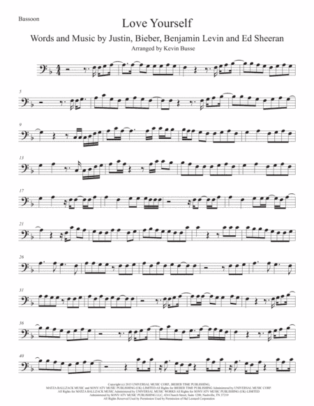 Love Yourself (arr. Kevin Busse)