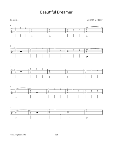 Beautiful Dreamer (arr. Bettina Schipp)