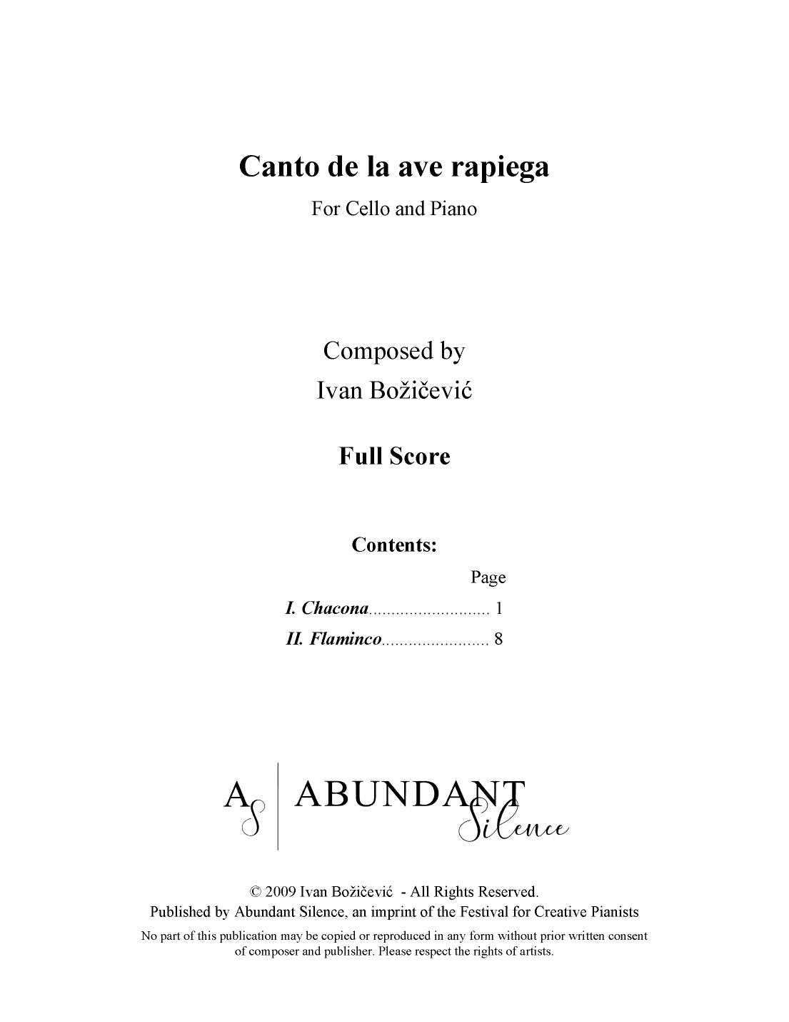 Canto de la ave rapiega