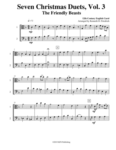 Seven Christmas Duets, Vol. 3 (arr. Kenneth D. Friedrich)