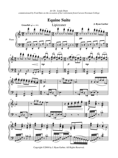 Equine Suite (for solo piano)