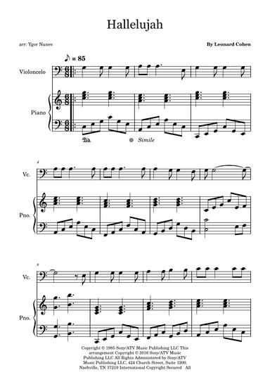 Hallelujah (arr. Ygor Nunes)