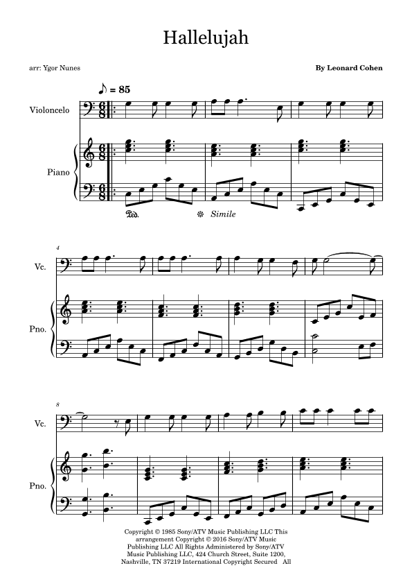 Hallelujah (arr. Ygor Nunes)