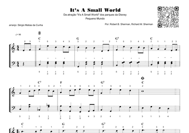 It's A Small World (arr. Sérgio Matias da Cunha)