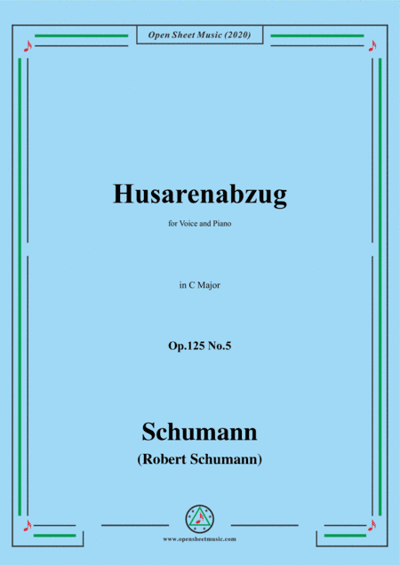 Schumann-Husarenabzug Op.125 No.5,in C Major (arr. MSM)
