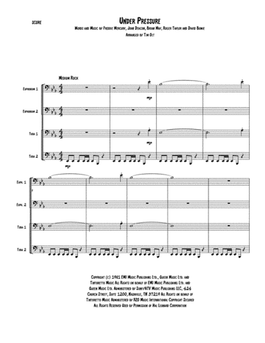Under Pressure (arr. Tim Olt)