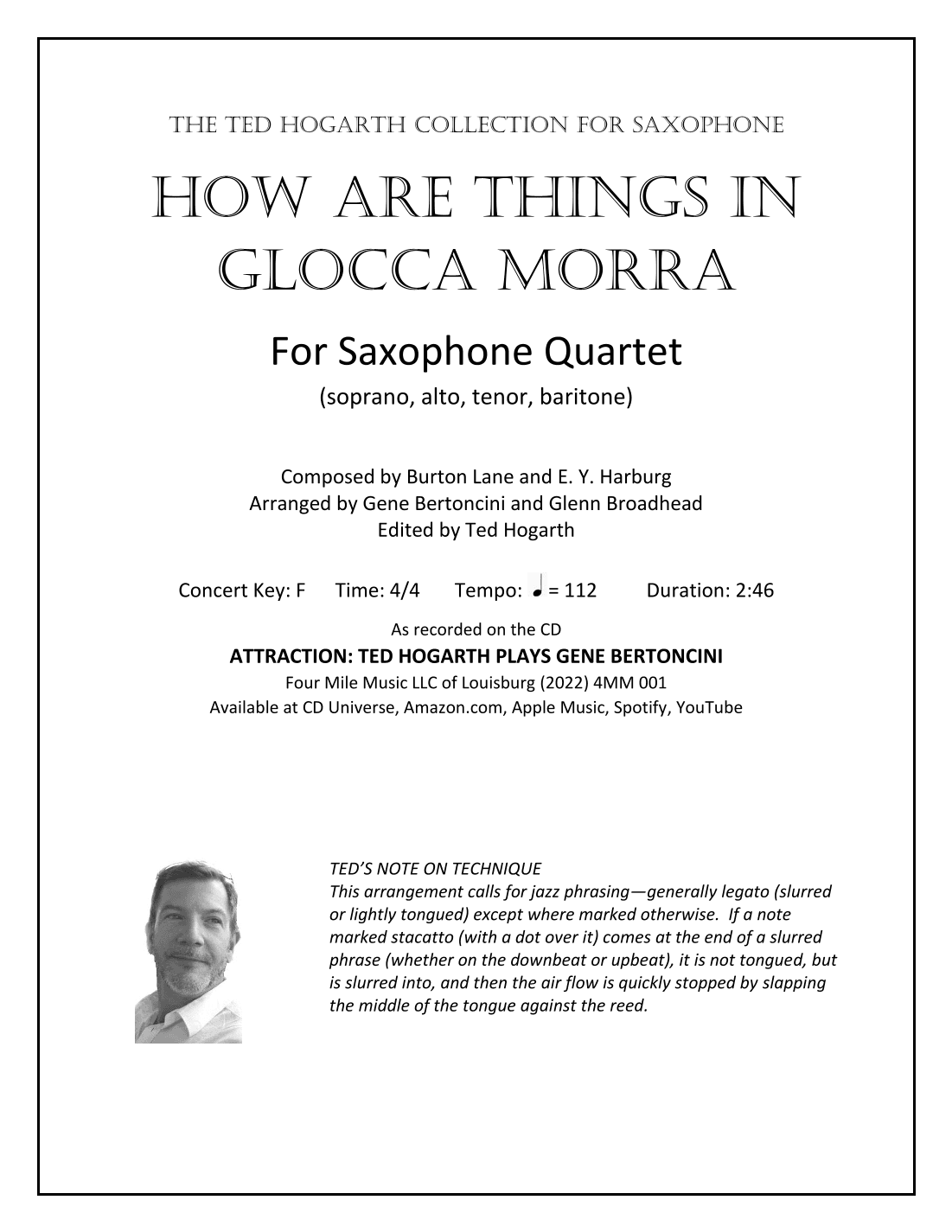 How Are Things In Glocca Morra (arr. Gene Bertoncini and Glenn Broadhead)