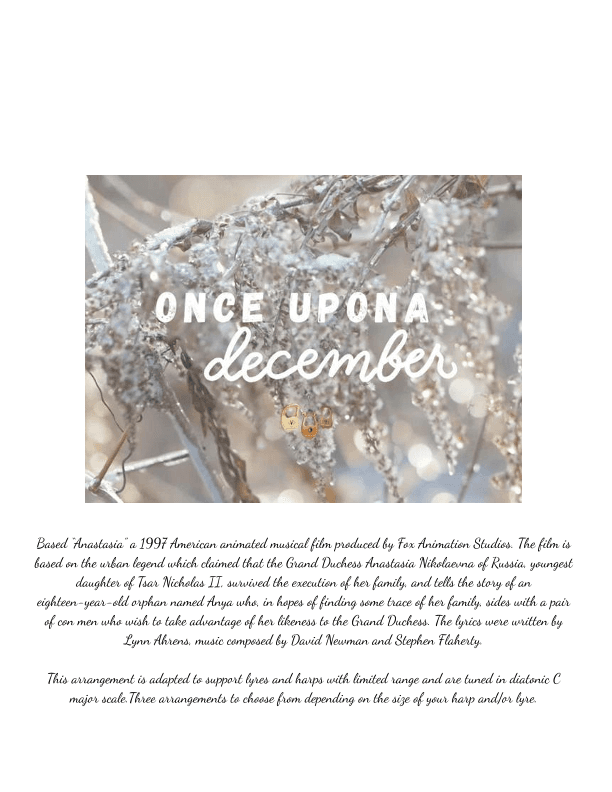 Once Upon A December (arr. Sharon Brownell)