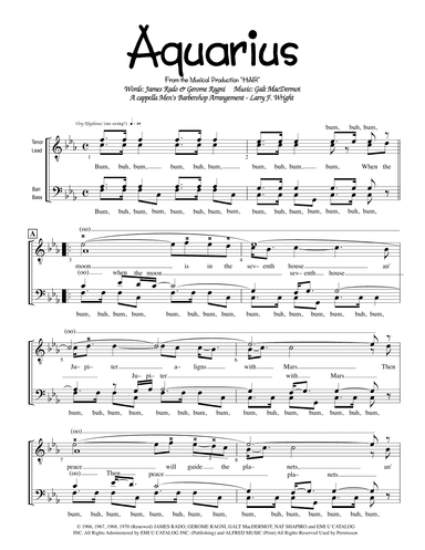 Aquarius (arr. Larry Wright)