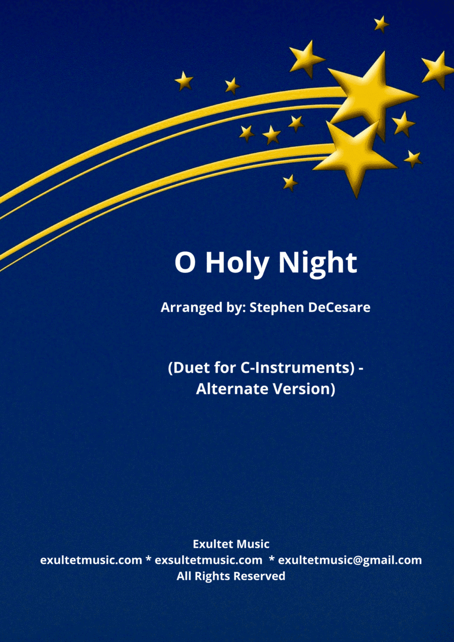 O Holy Night (Duet for C-Instruments) - Alternate Version) (arr. Stephen DeCesare)