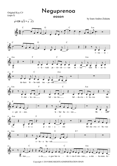Neguprenoa (arr. Musikeo)