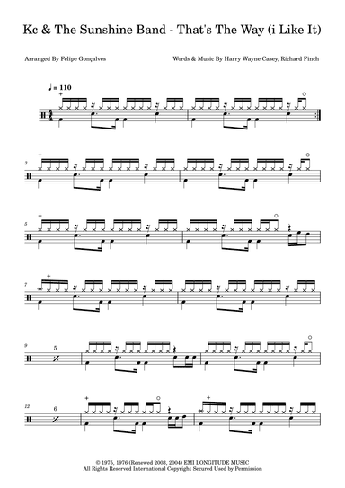 That's The Way (i Like It) (arr. Felipe Gonçalves)