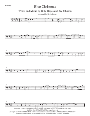 Blue Christmas (arr. Kevin Busse)