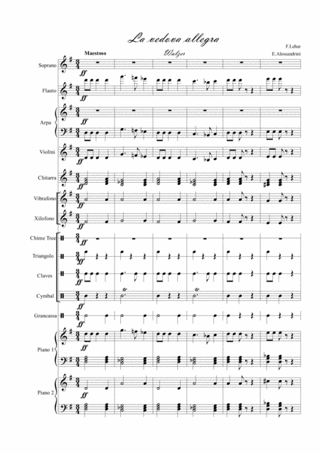 Merry widow - Valse (arr. Ester Alessandrini)