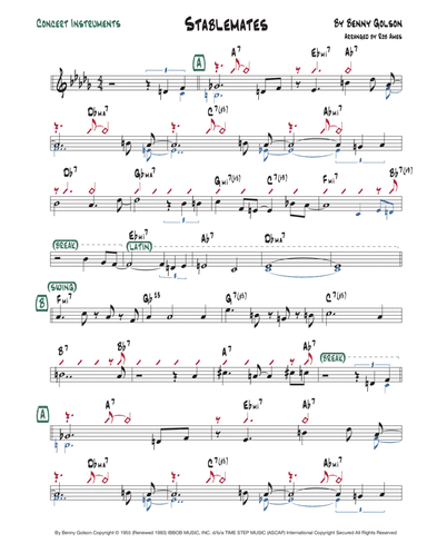 Stablemates (arr. Rob Ames)