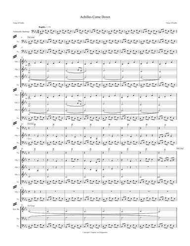 Achilles Come Down (arr. Dagmar van Wijngaarden)