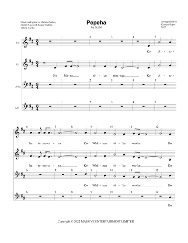 Pepeha (arr. Kristina Roper)